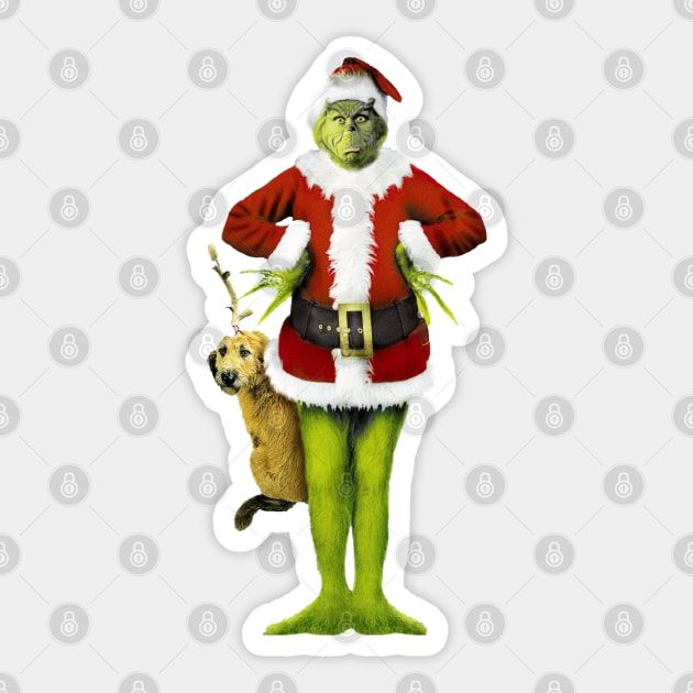 The grinch Sticker by cherries&disco